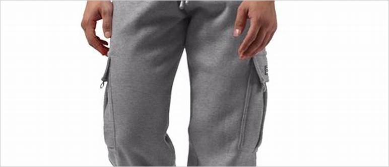 Heavy sweatpants with pockets